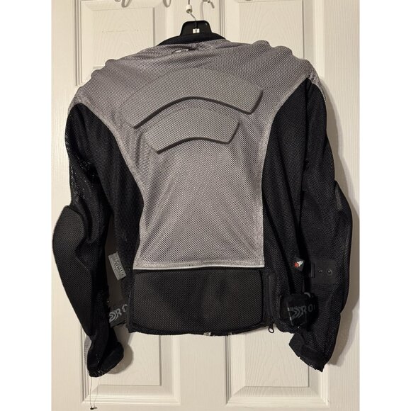 Women’s Joe Rockets Motorcycle Jacket Medium Black/Grey With Pads NEW - Picture 4 of 16